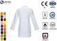 Long Sleeve Disposable Medical Workwear Notched Collar Three Pockets